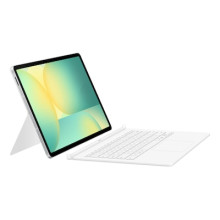 Samsung SM-X620,X625 Tab S10 FE+ QWERTZ Book Cover Keyboard White EF-DX625BW